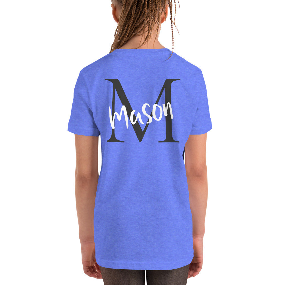 Mason - Youth Short Sleeve T-Shirt (back print)