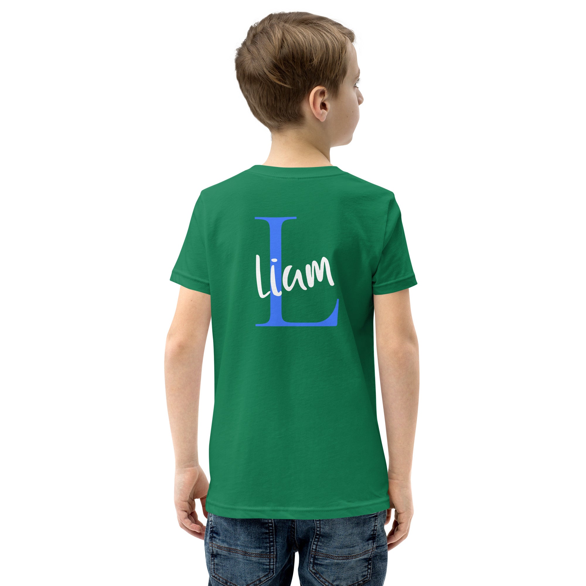 Liam - Youth Short Sleeve T-Shirt (back print)