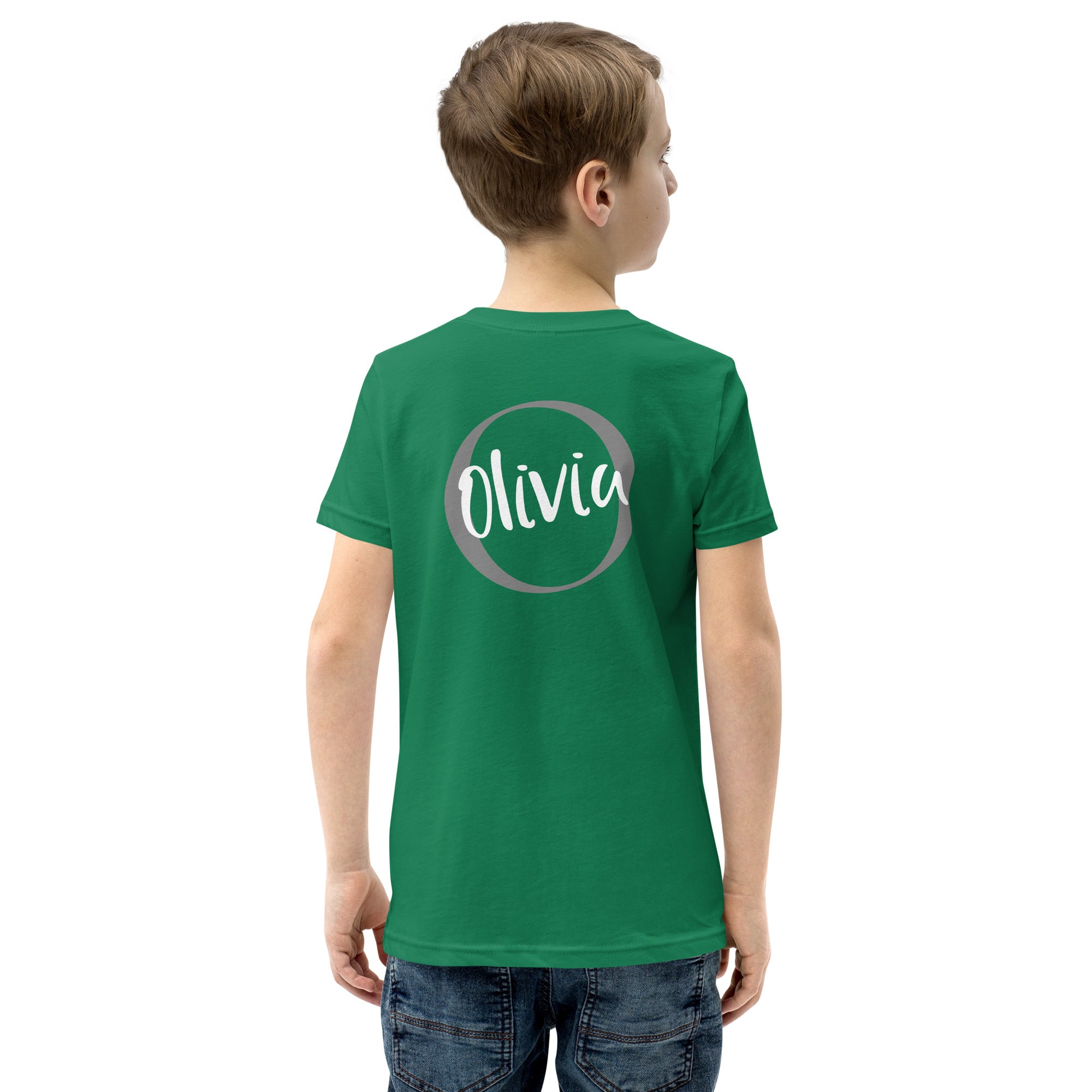 Olivia - Youth Short Sleeve T-Shirt (back print)