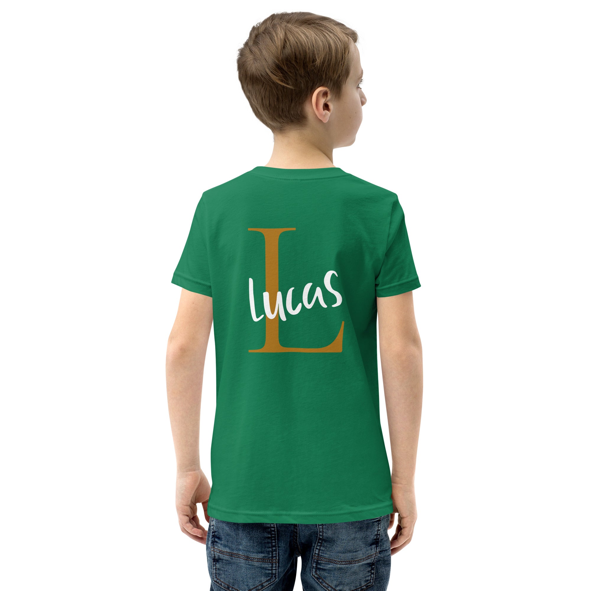 Lucas - Youth Short Sleeve T-Shirt (back print)