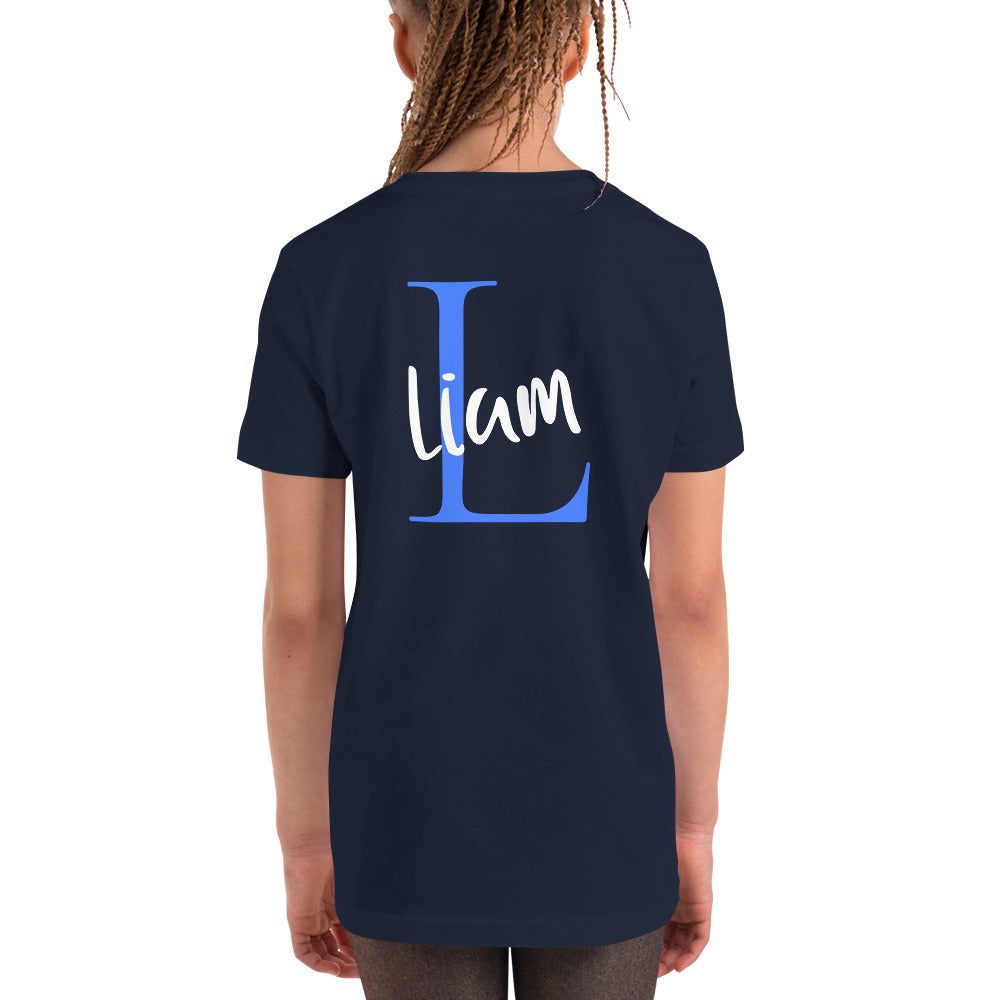 Liam - Youth Short Sleeve T-Shirt (back print)