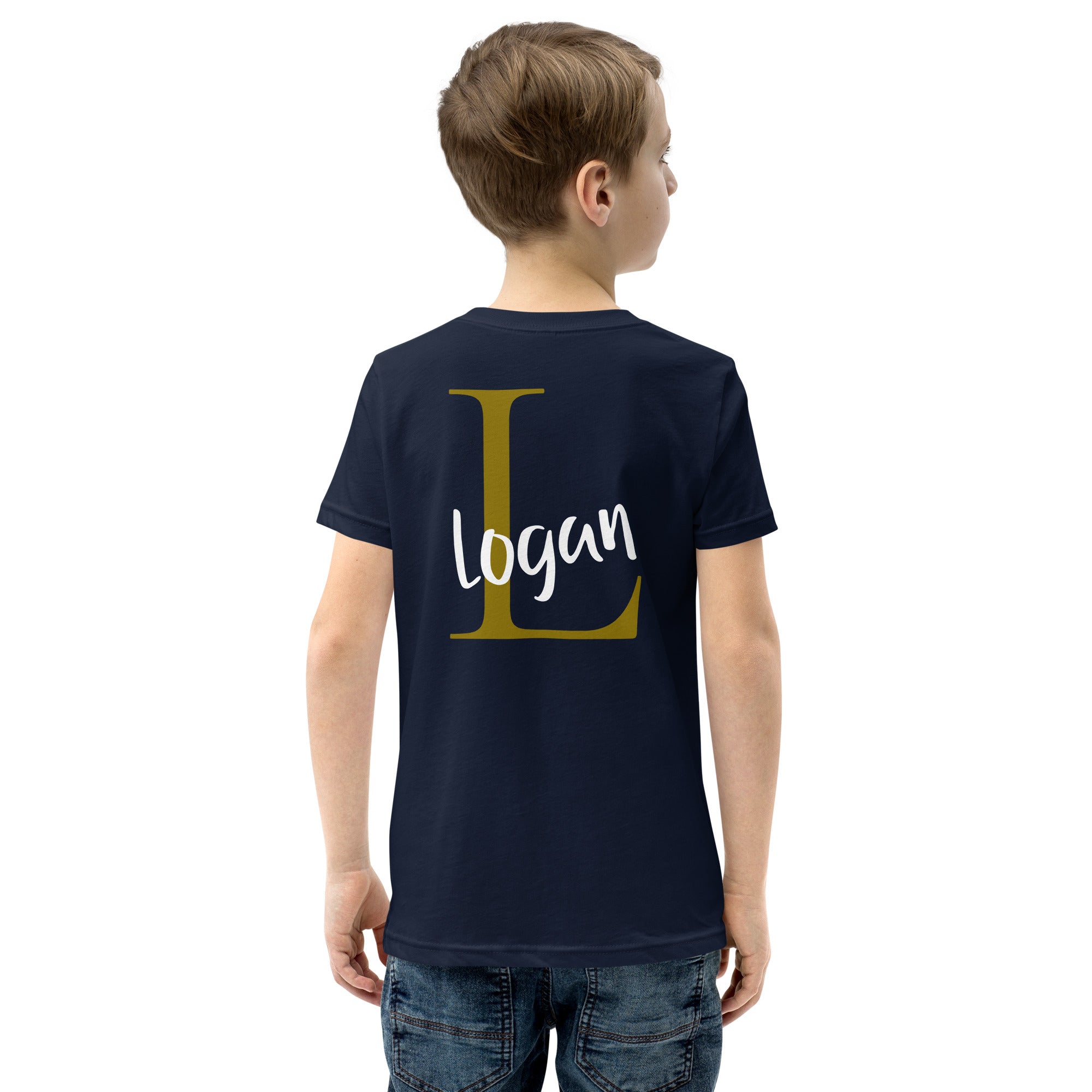 Logan - Youth Short Sleeve T-Shirt (back print)