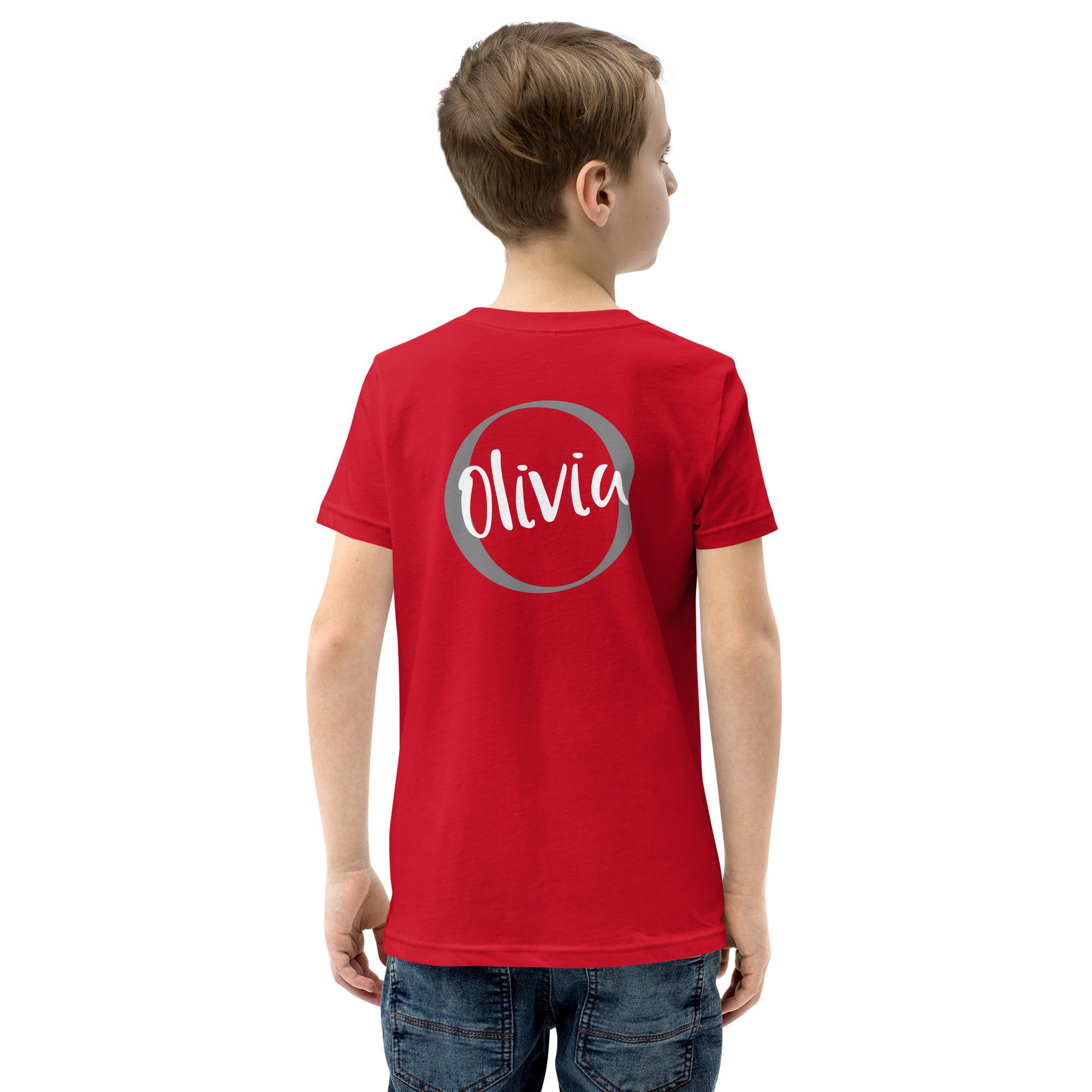 Olivia - Youth Short Sleeve T-Shirt (back print)