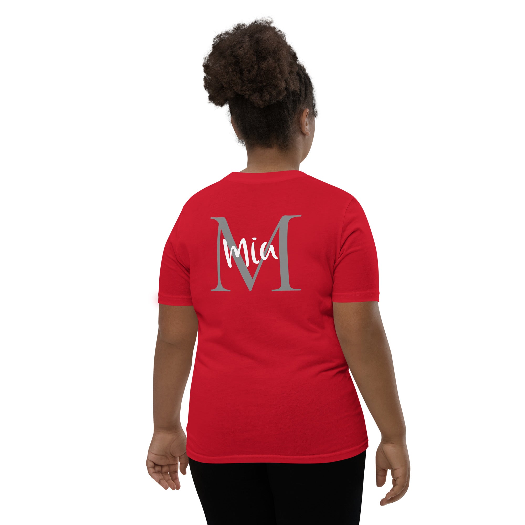 Mia - Youth Short Sleeve T-Shirt (back print)