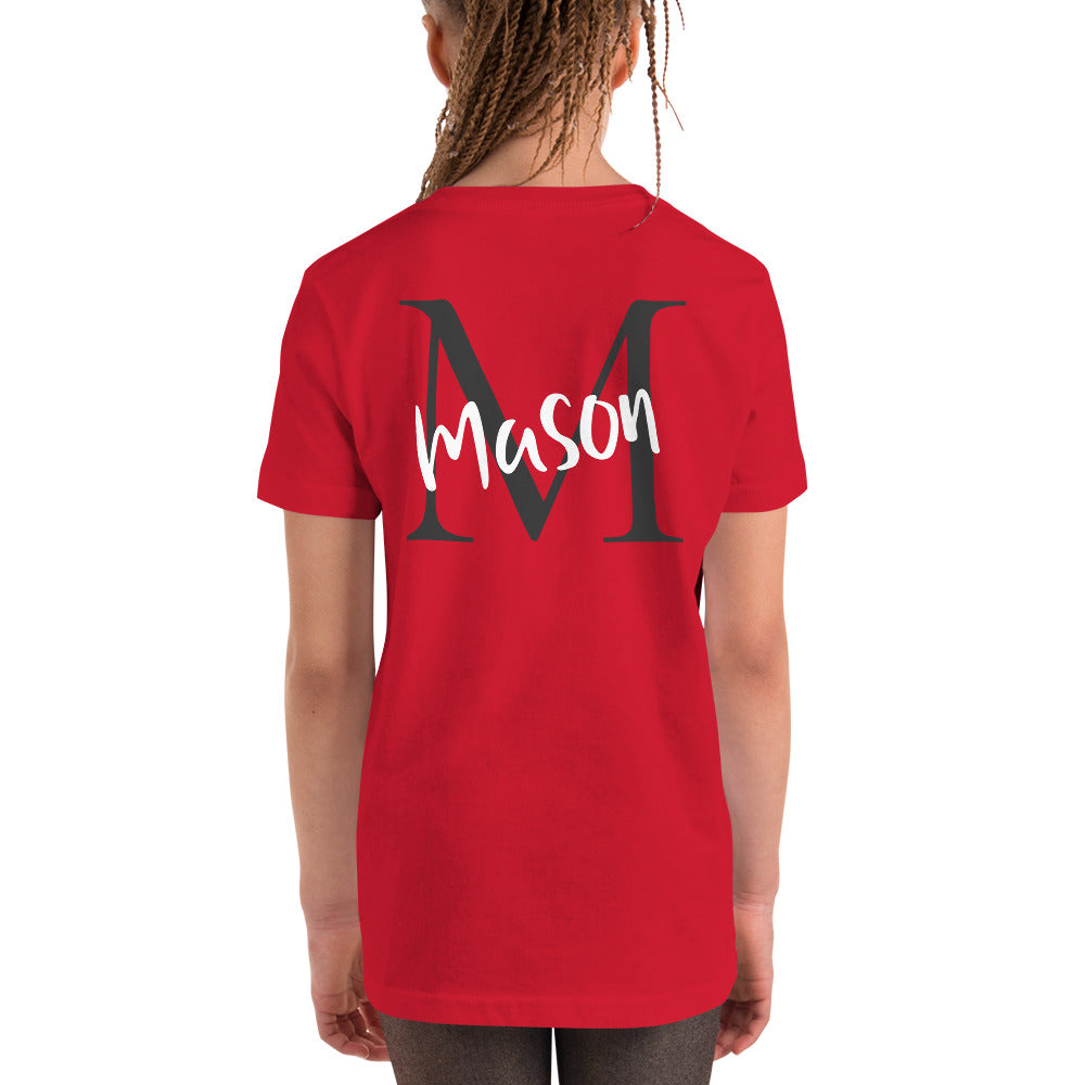 Mason - Youth Short Sleeve T-Shirt (back print)