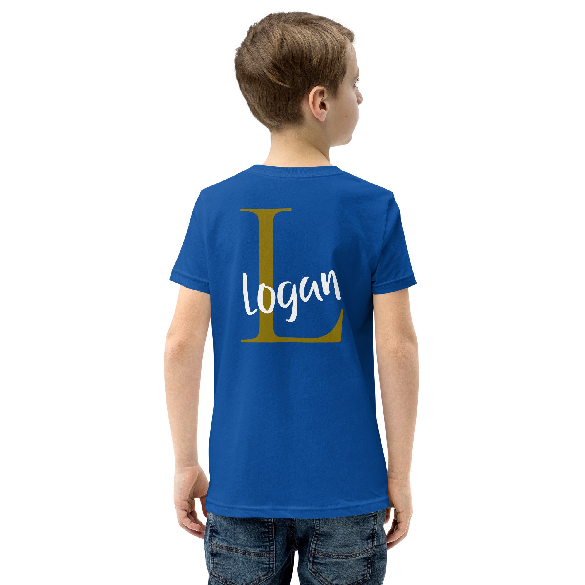 Logan - Youth Short Sleeve T-Shirt (back print)